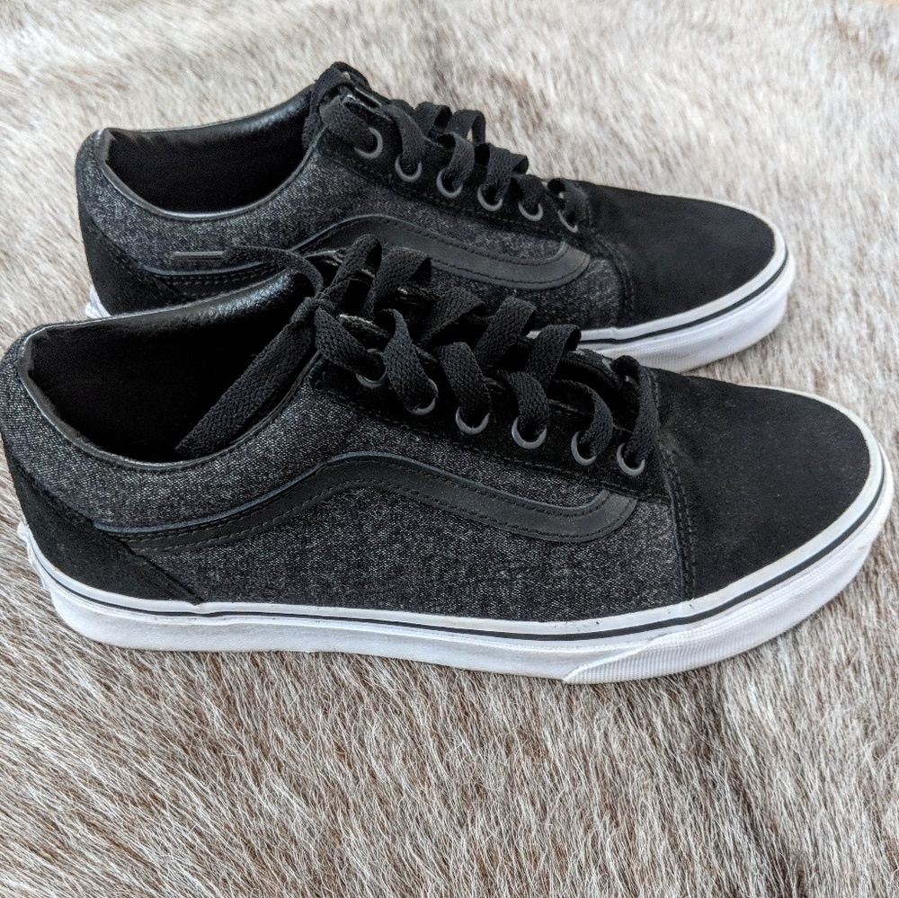 Black Denim Vans